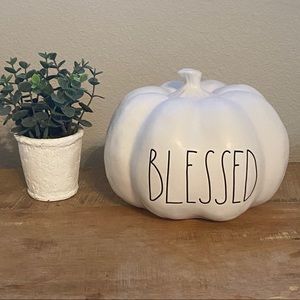 Rae Dunn BLESSED pumpkin (medium)
